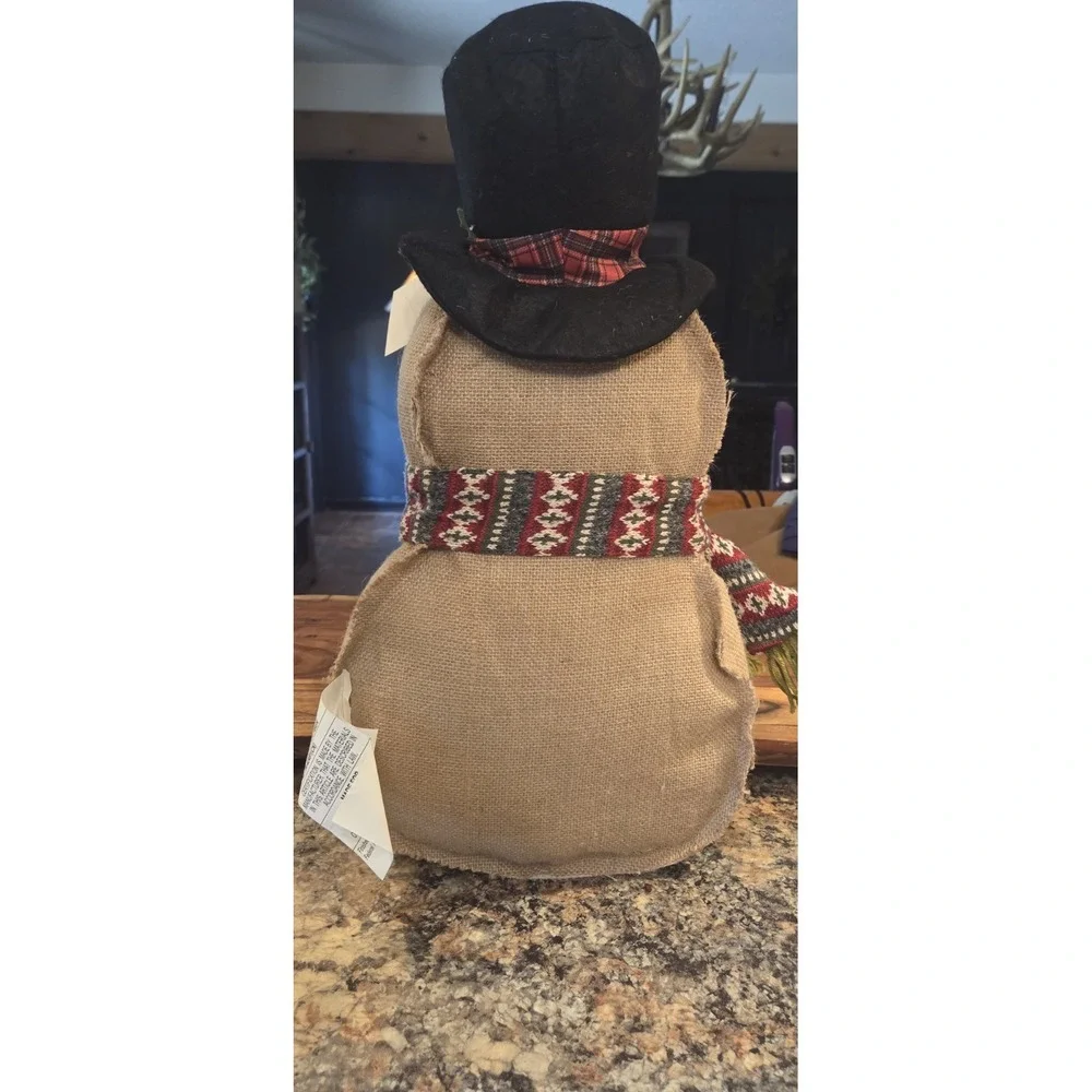 Snowman Pillow, Christams, Holidays, Primitive 11x20,Hobby Lobby, MRSP 29,winter